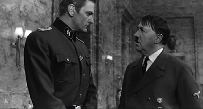 Отто Скорцени и Гитлер - кадр из фильма Ю. Озерова "Освобождение" (1969 г. )