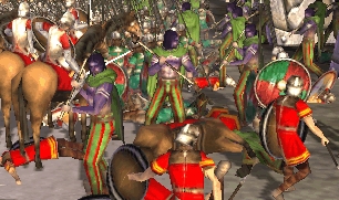 Кельты штурмуют Эбуракум, Total War