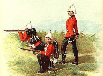 Battle of Isandlwana - солдаты английской колониальной армии в Африке