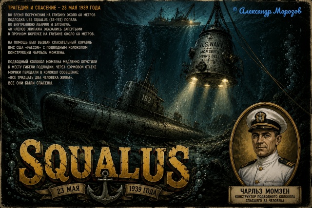 Scualus submarine, 1939, rise from the abyss